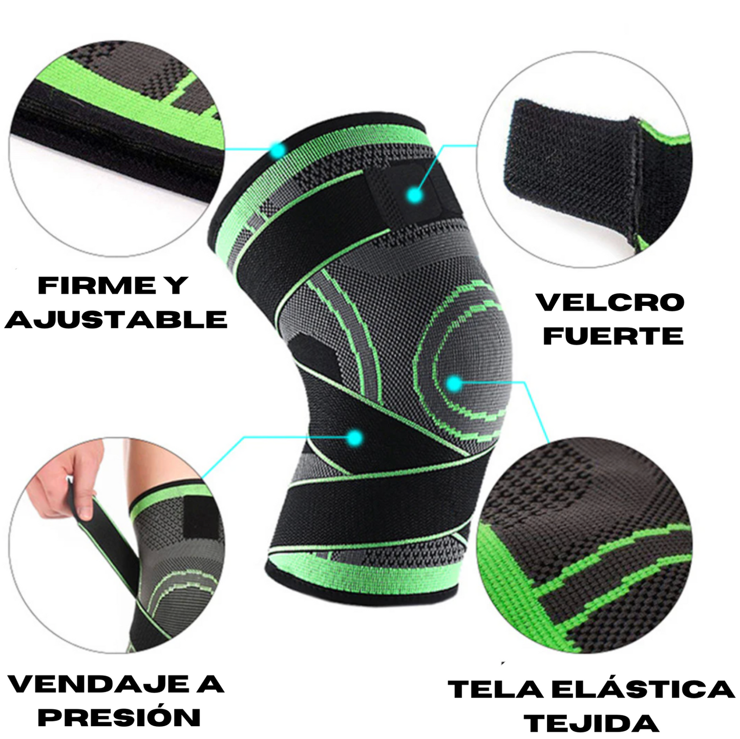 Rodillera Deportiva©️ PRO | Ajustable universal cdec